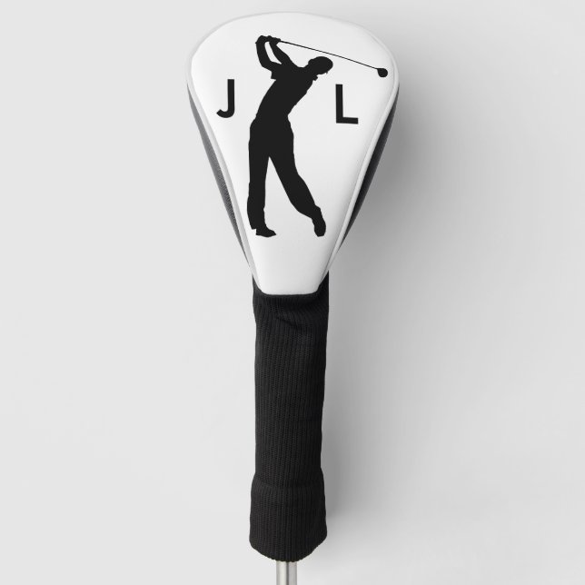 Golf Swinger Customizable Monogram Golf Head Cover (Front)
