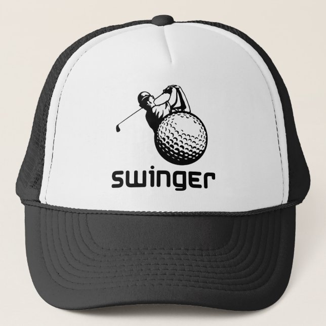 Golf Swinger Trucker Hat (Front)