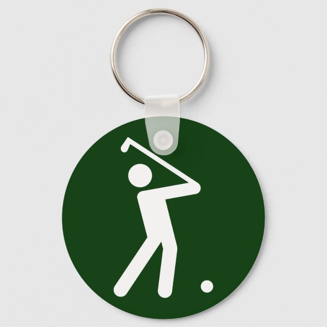 Golf Symbol Keychain (Front)