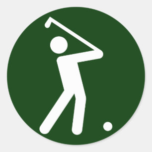 Golf Symbol Sticker