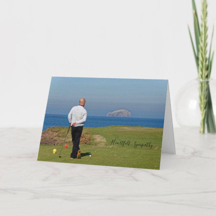 Golf Sympathy Card Zazzle.ca