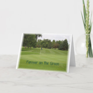 golf sympathy card