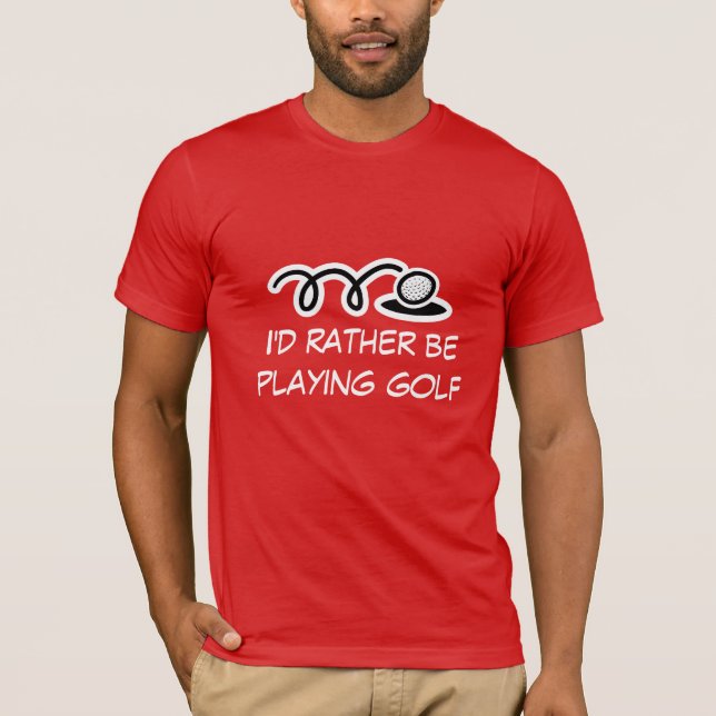 Golf t-shirt with funny quote (Front)