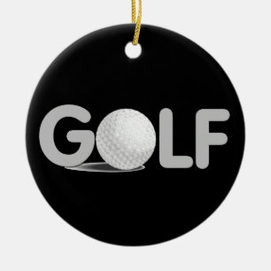 GOLF T-shirts and Gifts Ceramic Ornament