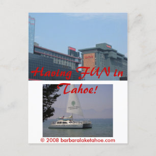 Golf Tahoe Postcard "Golfing in Tahoe Collection"