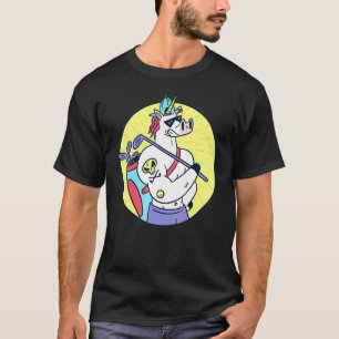 Golf Tattoo Unicorn Mythical Creatures Pegasus Uni T-Shirt
