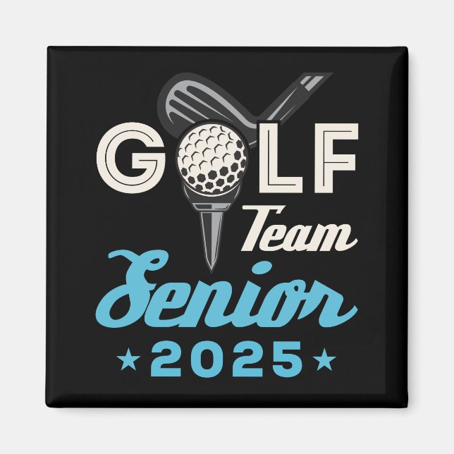 Golf Team Senior Class of 2025 Golfer Magnet (Front)