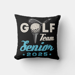 Golf Team Senior Class of 2025 Golfer Throw Pillow