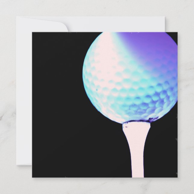 Golf Tee Invitation (Front)