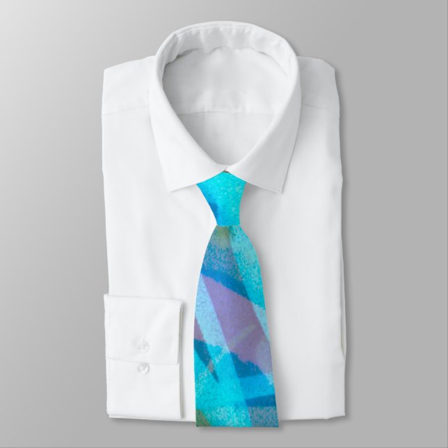 Golf Tee Left Behind necktie (Tied)