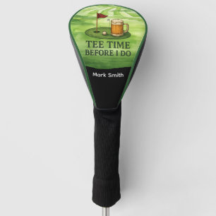 Golf Tee Time Before I Do Golf Bachelor Party Head Cover