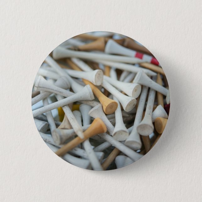 Golf Tees 2 Inch Round Button (Front)