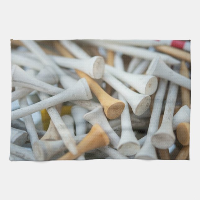 Golf Tees Kitchen Towel (Horizontal)