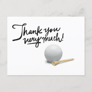 Golf  Thank you card 