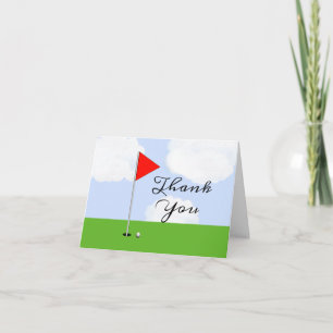 Golf Thank You Cards
