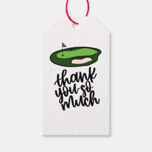Golf Thank you fro much for golfer party Gift Tags