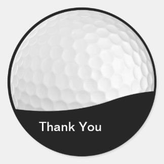 Golf Thank You Stickers