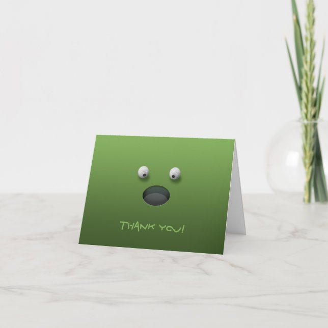 Golf Thank You! You Card (Front)
