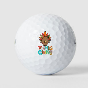 Golf Thanksgiving  with turkey trot Golf Balls