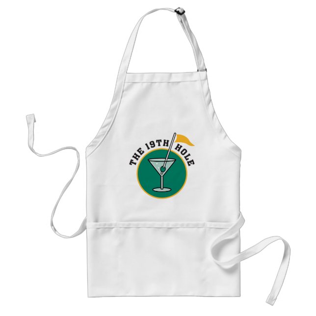 Golf The 19th Hole Drinking Standard Apron (Front)