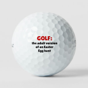 GOLF: the adult version of an easter egg hunt Golf Balls