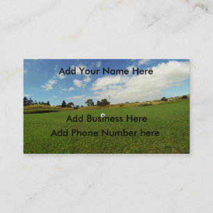 Golf, The Game, Business Cards, (100) Pack Business Card