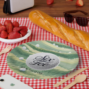 Golf Theme 60 & Tee’d Off Birthday Party  Paper Plate