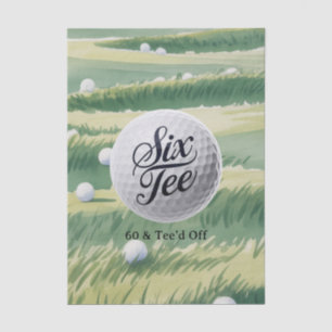Golf Theme 60 & Tee’d Off Birthday Party  Tissue Paper