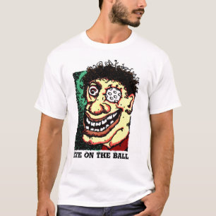 Golf Theme Art T-Shirt  "Eye On The Ball"