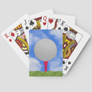 Golf Theme Bicycle Playing Cards