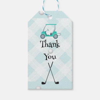 Golf theme birthday bundle gift tags