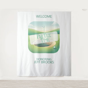 Golf Theme Party Backdrop Tapestry