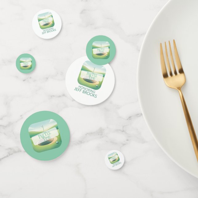 Golf Theme Personalized Table Confetti (Group)