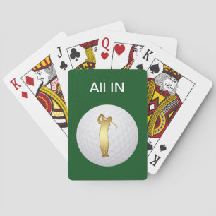 Golf Theme Playing Cards