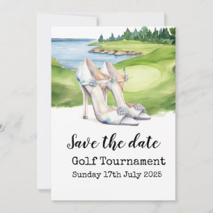 Golf-Themed Bridal Shower Invitation – Fore