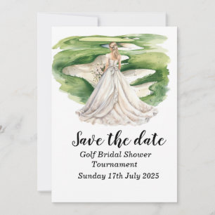 Golf-Themed Bridal Shower Invitation – Fore 