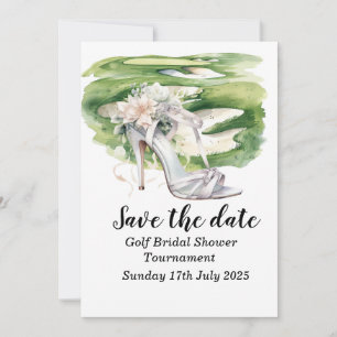 Golf-Themed Bridal Shower Invitation – Fore 