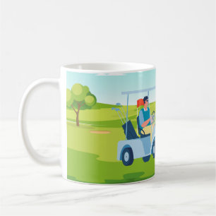 Golf themed for golfer coffee mug