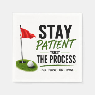 Golf themed for Golfer Retirement Party Napkin