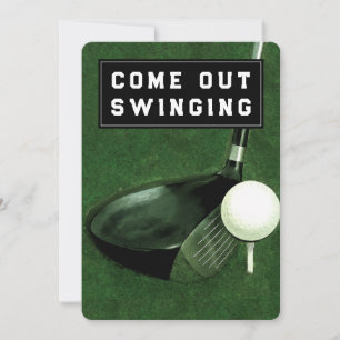 Golf Themed Invitation