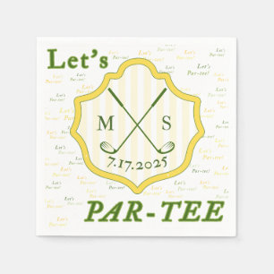 Golf Themed Par-tee Napkin