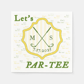 Golf Themed Par-tee  Napkin