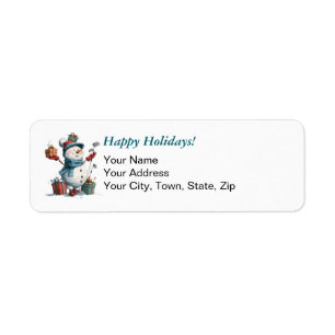Golf-Themed Personalized Return Address Labels