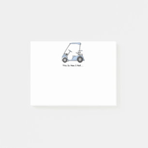 Golf This is how I roll Post-it Notes