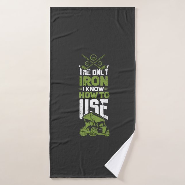 Golf - This Is The Only Iron Bath Towel (Bath Towel)