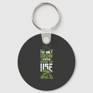 Golf - This Is The Only Iron Keychain