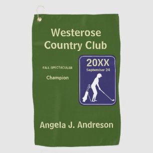 Golf 🏌 Tournament Award Prize  Towel
