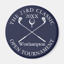 Golf Tournament Classic Event Navy Blue