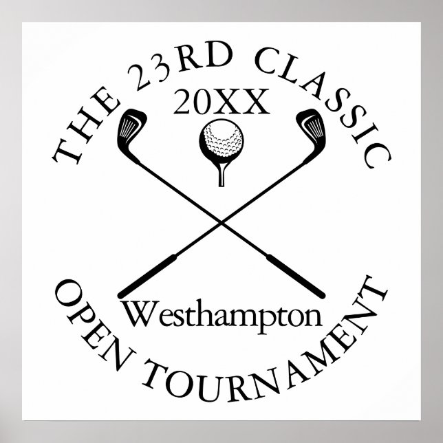 Golf Tournament Classic Event Sign (Front)