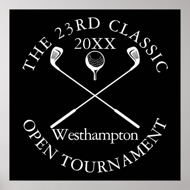 Golf Tournament Classic Event Sign (Front)